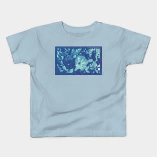 Sacred Datura Cyanotype Kids T-Shirt